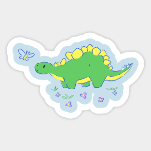 Cute Stegosaurus Sticker